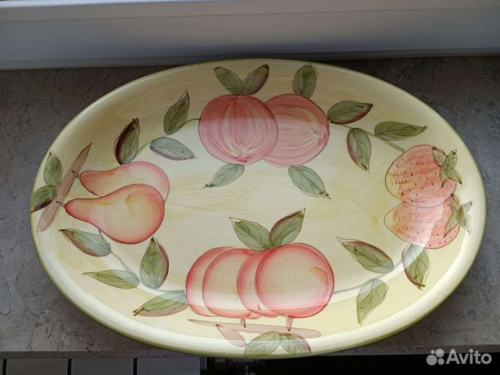 Блюдо большое овальное