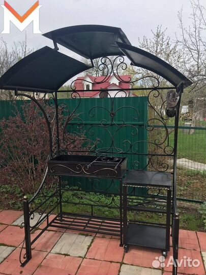 Мангал с крышей