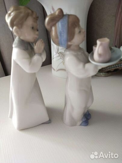 Статуэтка Испания NAO lladro девочка и мальчик
