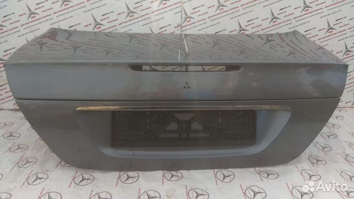 Крышка багажника мерседес w211 серо-голубой