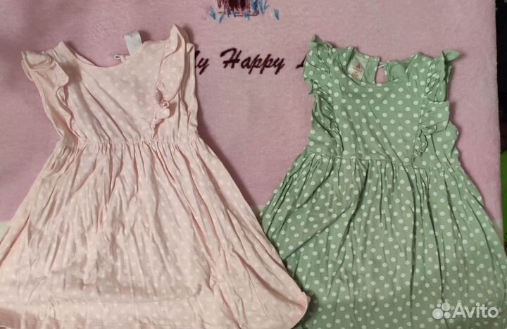 Платье сарафан для девочки (двойня, близнецы) 104