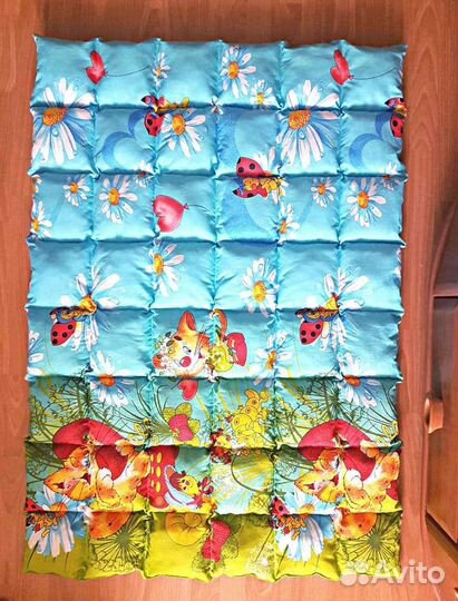 Детское одеяло ручной работы 