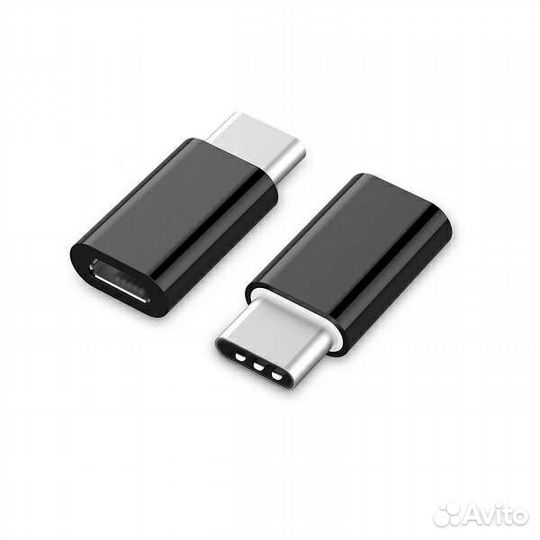 Переходник OTG (гн. microUSB - шт.type-C)