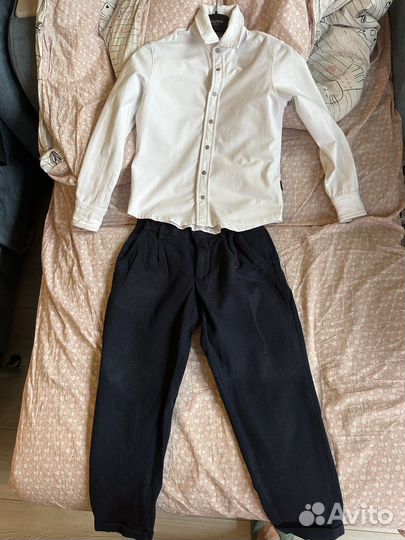 Рубашка штаны школьные гулливер 128