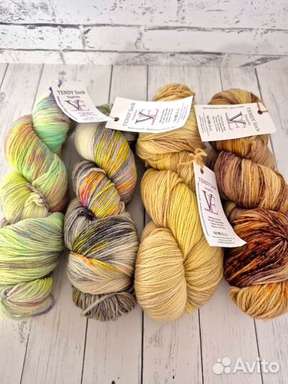 Пряжа Меринос ручного крашения Италия