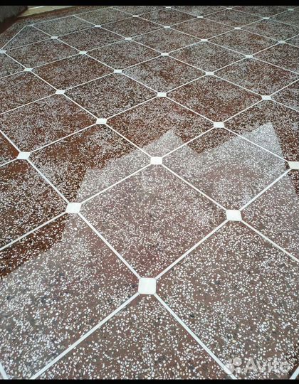 Полы и дорожки из мраморной крошки