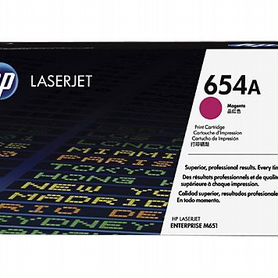 Картридж лазерный HP 654A CF333A пурпурный (15000стр.) для HP CLJ Ent M651n/M651dn/M651xh/M680dn/M68