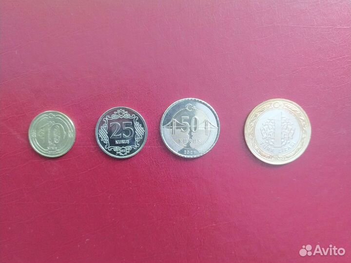 Монеты Турции набор