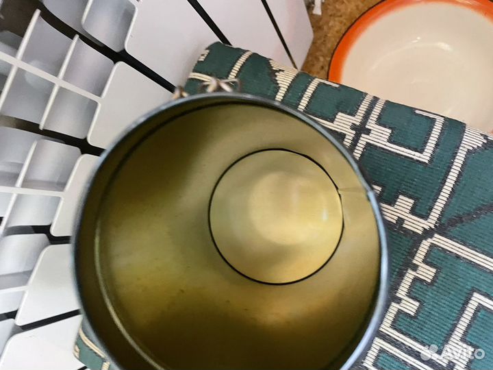 Банка жестяная новая тубус для сыпучих продуктов