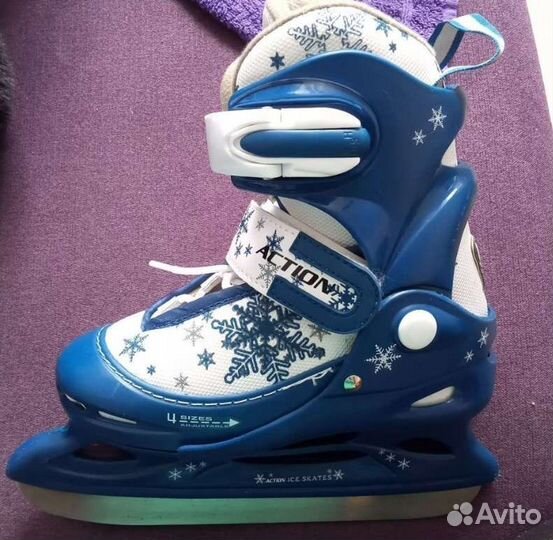 Коньки раздвижные 30-33 р