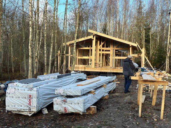 Дом 63 м² на участке 10 сот.