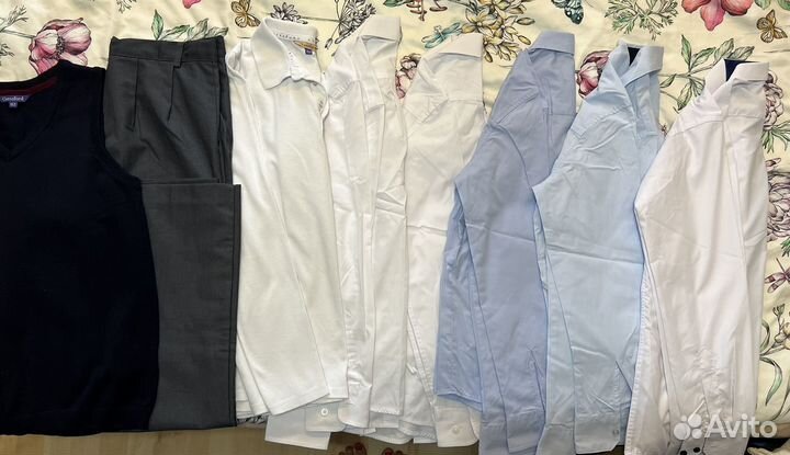 Вещи школьные пакетом размер 152