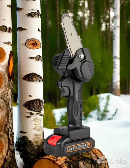 Аккумуляторная пила цепная Новая