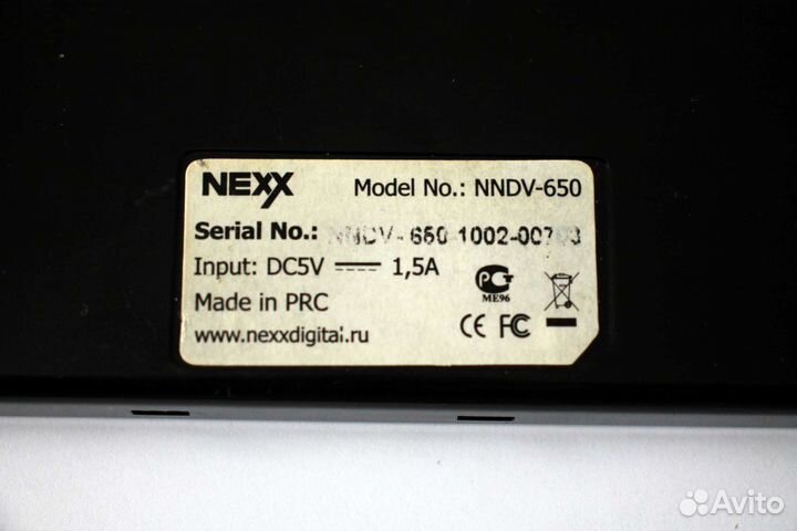 Навигатор Nexx nndv-650