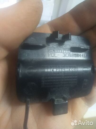 Заглушка в бампер под крюк Гольф,Пассат