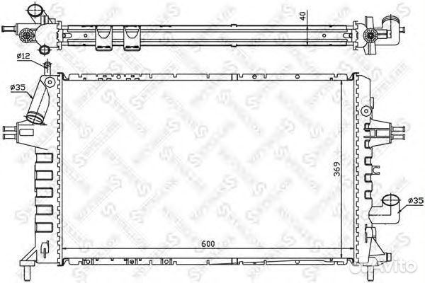 Радиатор охлаждения stellox, 1025267SX