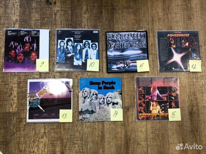 Pink Floyd, Deep Purple, Black Sabbath винил