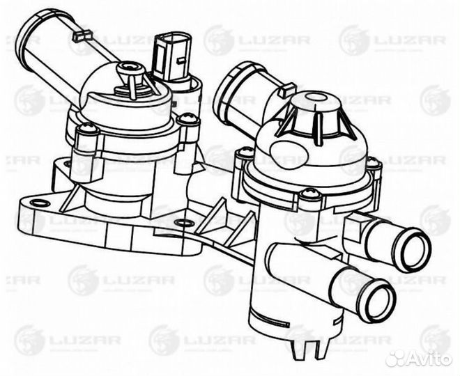 Luzar LT 1834 Термостат для а/м VW Golf IV (08) /T