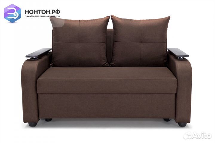 Диван аккордеон Лайт коричневый