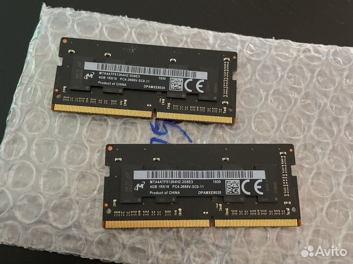 Оперативная память ddr4 4 gb для iMac 2017 27-inch