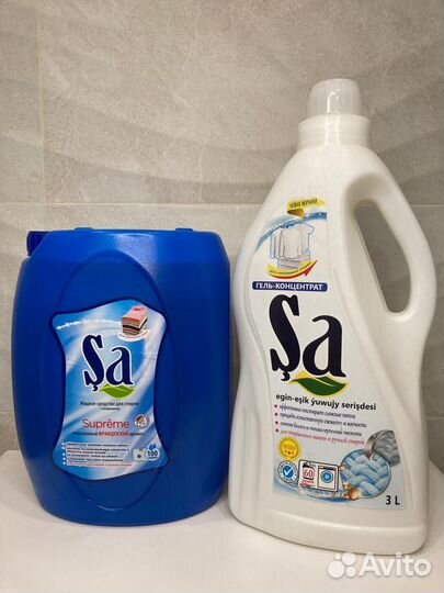 Жидкий гель порошок для стирки 5л и 3л 2шт