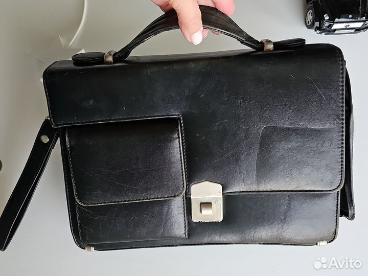 Барсетка из 90 х кожаная мужская