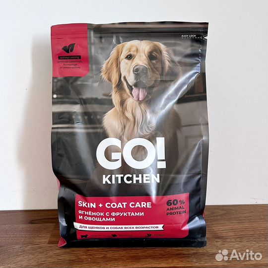 Сухой корм для собак GO Ягненок 1,59 кг
