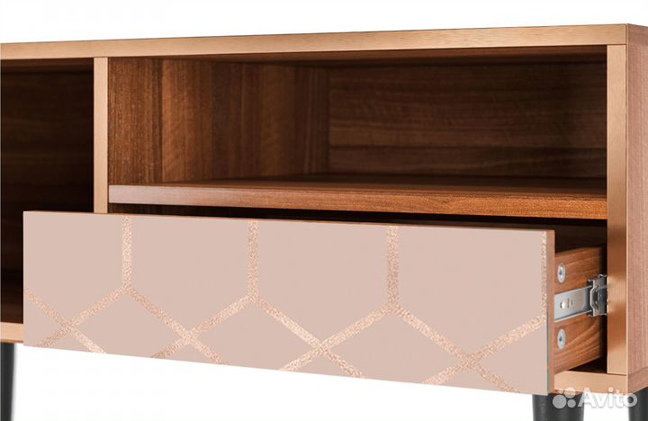 Тв-тумба T3 - Орех - Rose Honeycomb