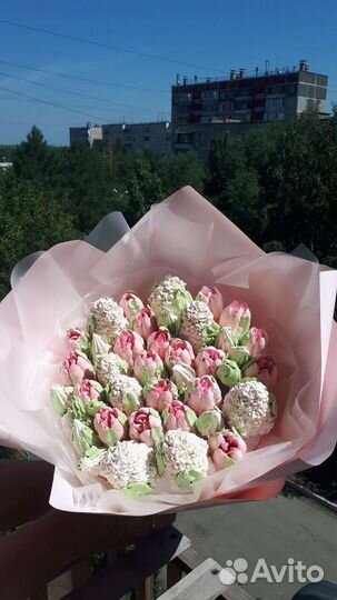 Зефирные букеты. Подарок на любой праздник