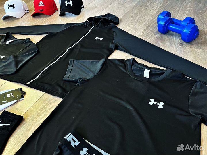 Рашгард Under Armour Black - 5/1, 2/255