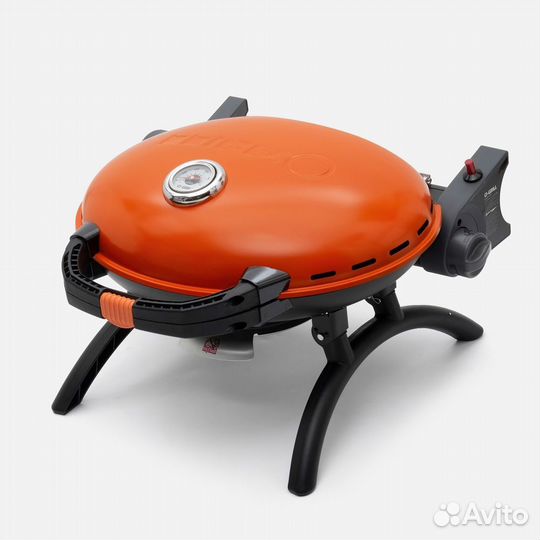 Гриль O-grill 500MT портативный черно-оранжевый га