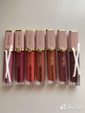 Блеск для губ too faced помада тинт