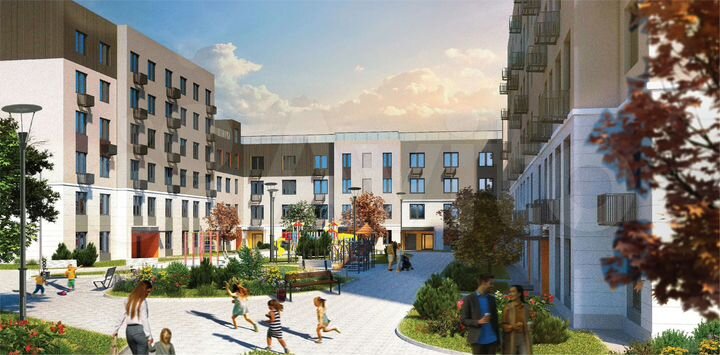 3-к. квартира, 57,7 м², 2/6 эт.