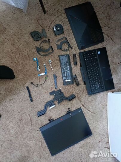 Hp omen laptop 15-dc на запчасти