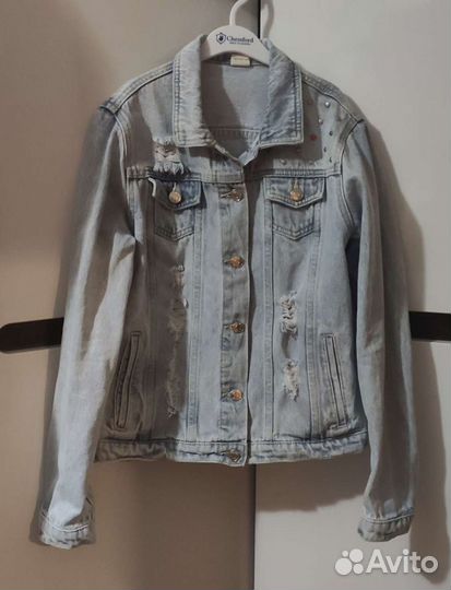 Джинсовая куртка для девочки