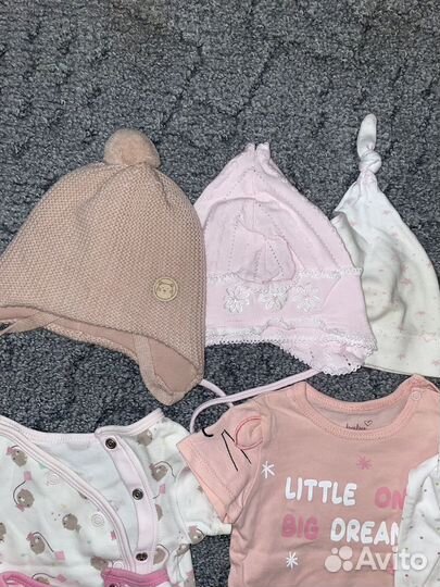 Вещи пакетом на девочку 68