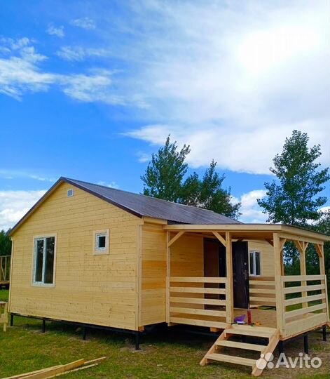 Каркасный дом 6х8 Цена под ключ