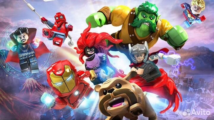 Lego Marvel Super Heroes 2 диск c игрой PS4