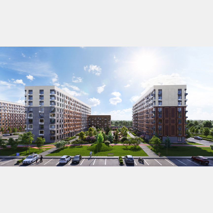 2-к. квартира, 46,3 м², 1/9 эт.