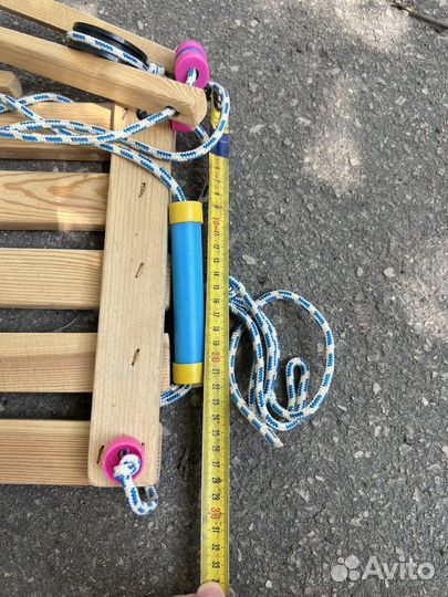 Качели детские новые деревянные