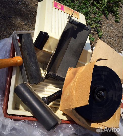 Фотоаппарат Зенит ет резак бачок валики ванночки