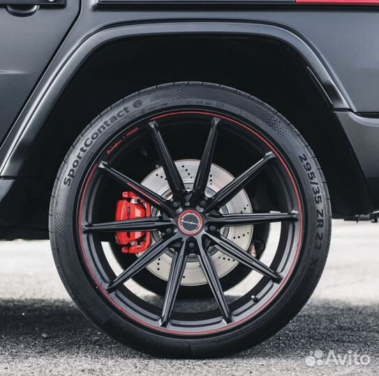 Кованые диски в стиле Brixton Mercedes G-class R23