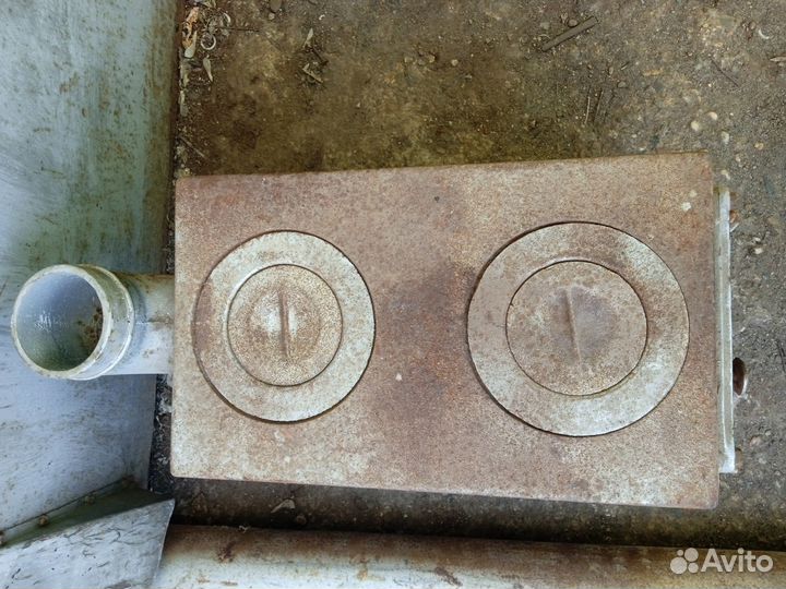 Старинная чугунная печка буржуйка СССР новая