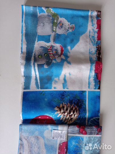 Скатерть из рогожки 150 на 150см