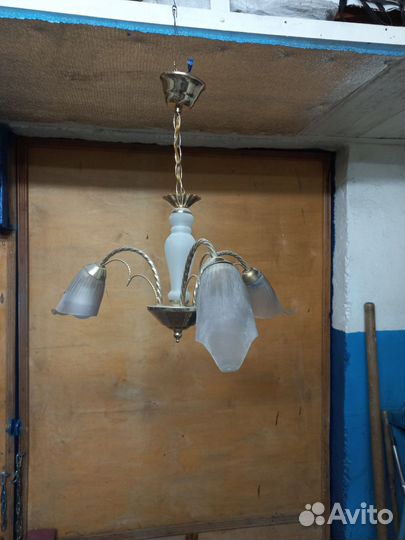 Люстра потолочная бу