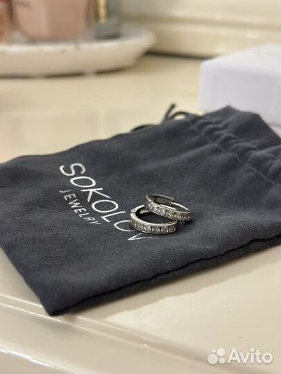 Серьги серебряные