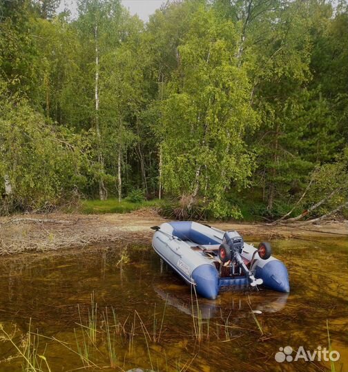 Лодка Флагман 320 с мотором yamaha 5