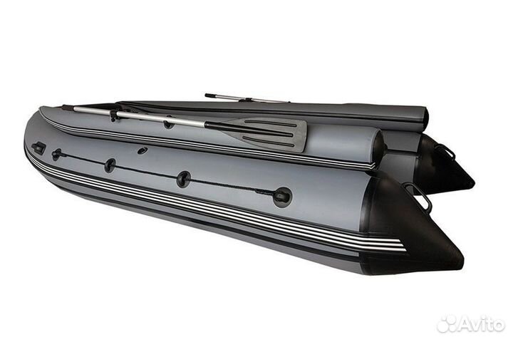 Лодка orca 380F нд серая