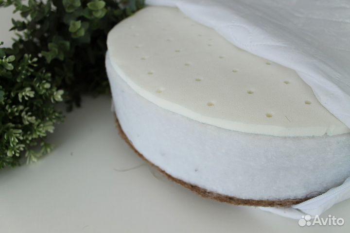 Матрас овальный для детской кроватки