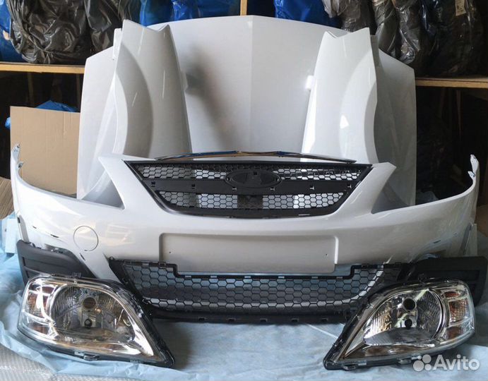 Бампер капот крыло фара ларгус новое